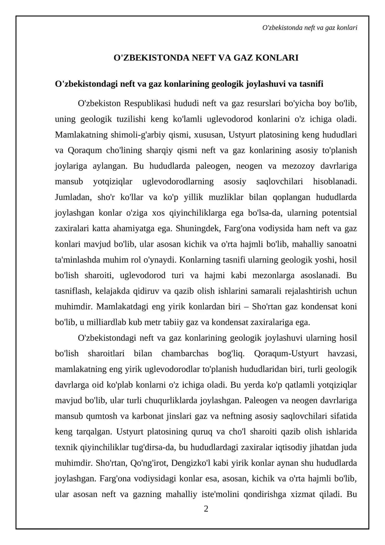 O'zbekistonda bugungi kunda qazib olinayotgan konlar 4