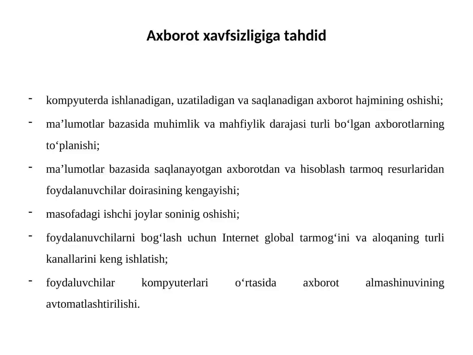 Texnik tizimlarda tarmoq xavfsizligi 4