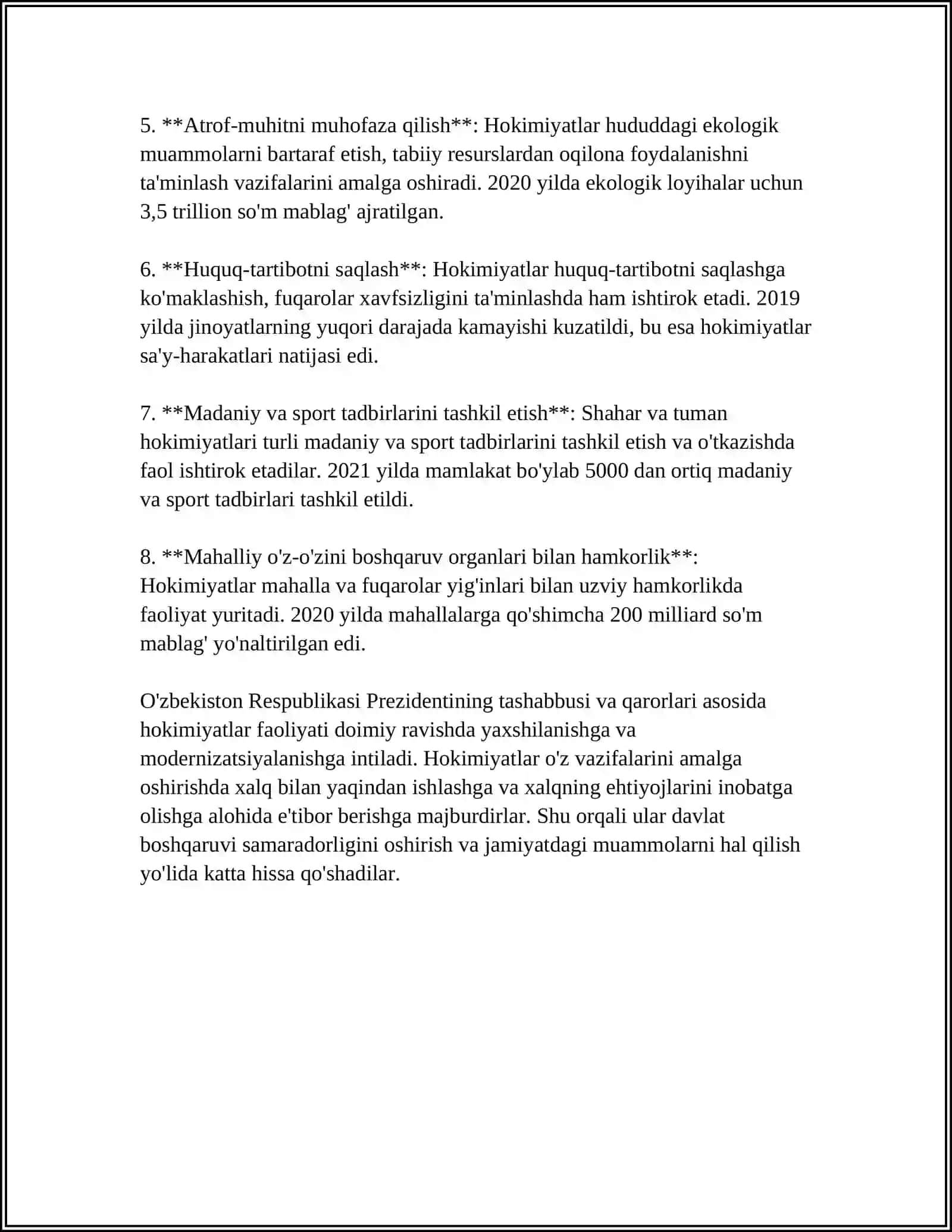 Hokimiyatga Funktsional Yondashuv 4