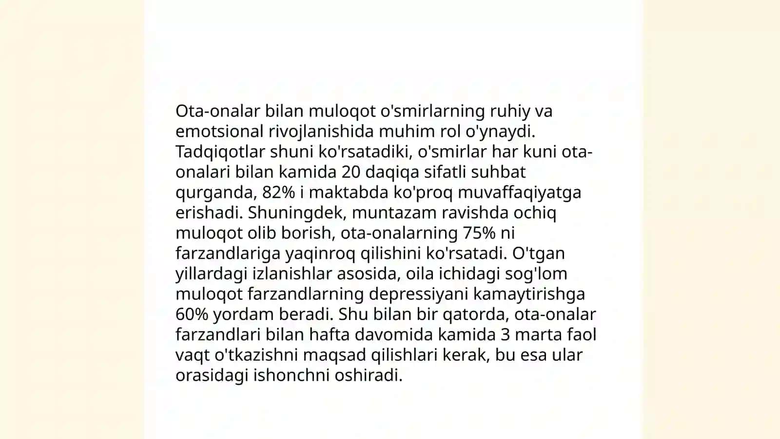 O‘quvchilar bilan ishlash 4