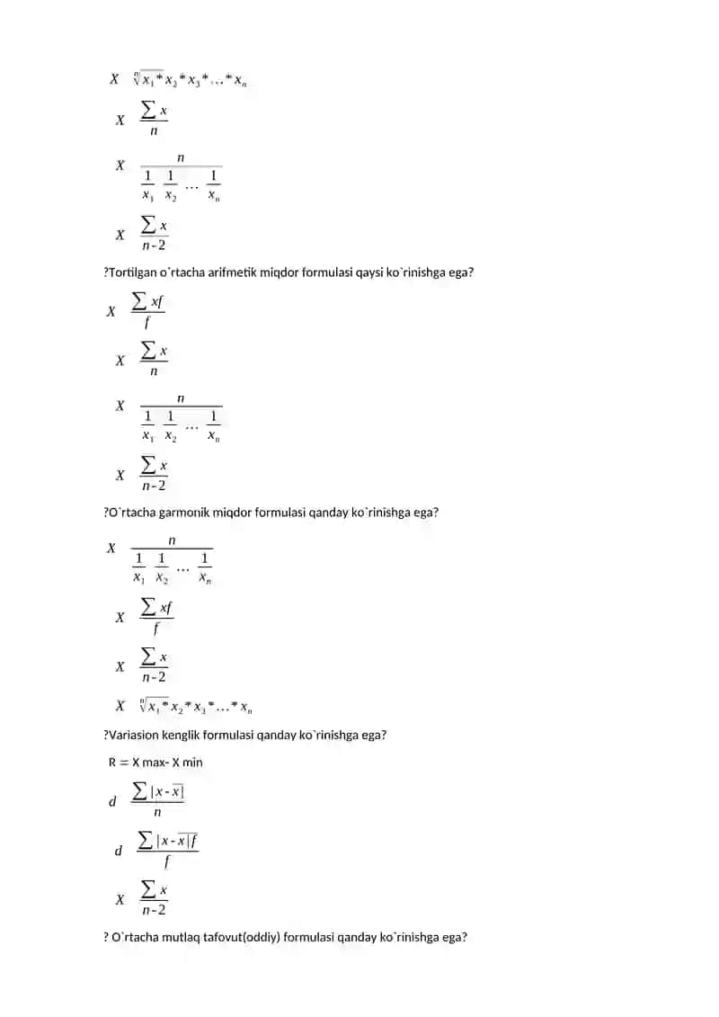 Statistika qanday fan? 4