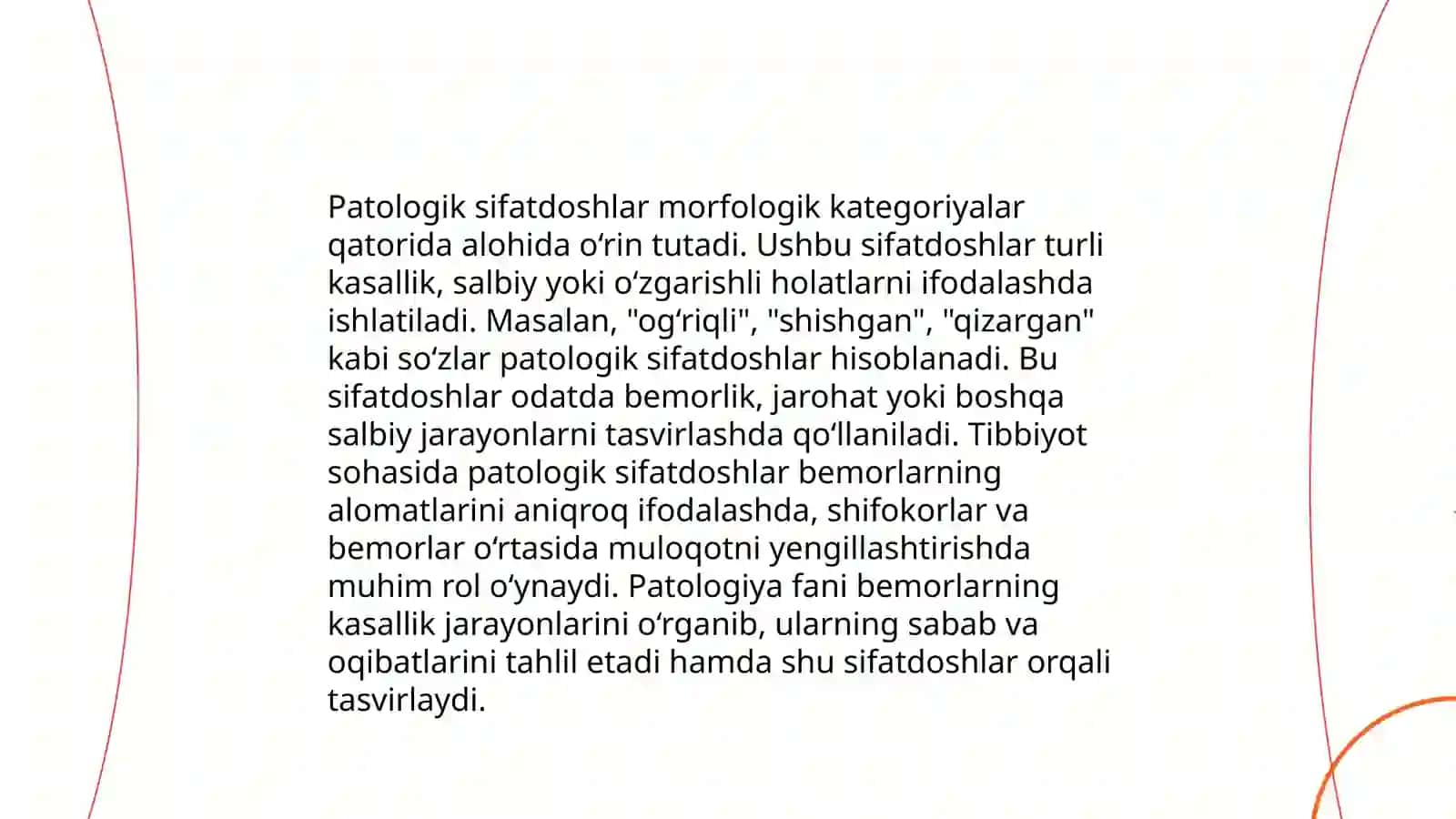 Tibbiy Terminalogiyasida ishlatiladigan sifatdoshlar 4