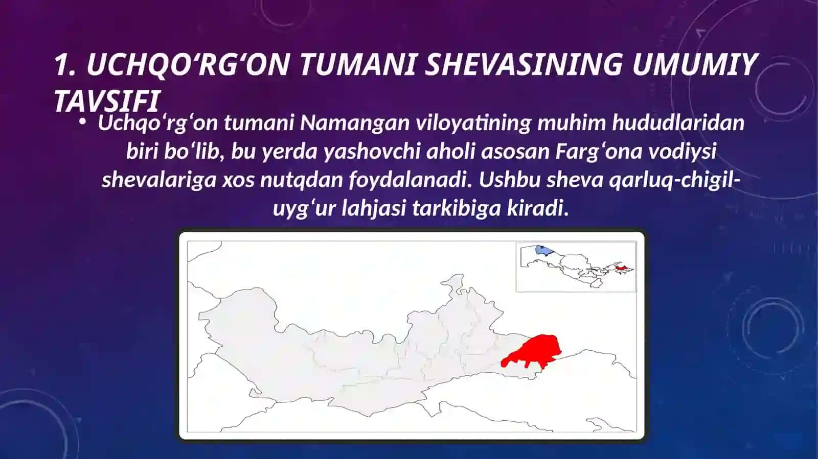 Namangan viloyati Uchqo‘rg‘on tumani shevasining leksik va grammatik xususiyatlari 4