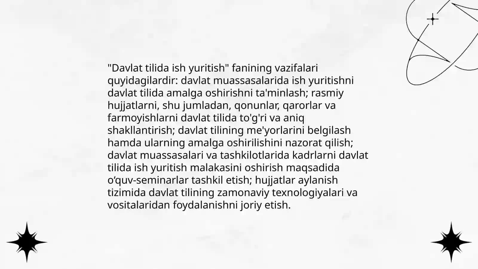 Davlat Tilida ish yuritish 4