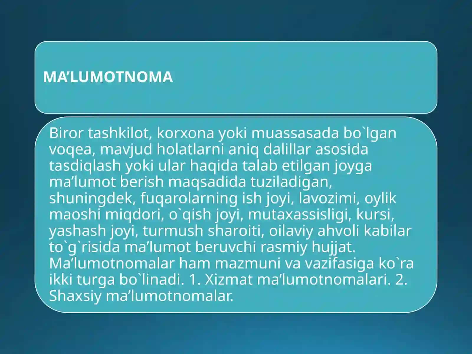 Ishonchnoma, ma'lumotnoma 4
