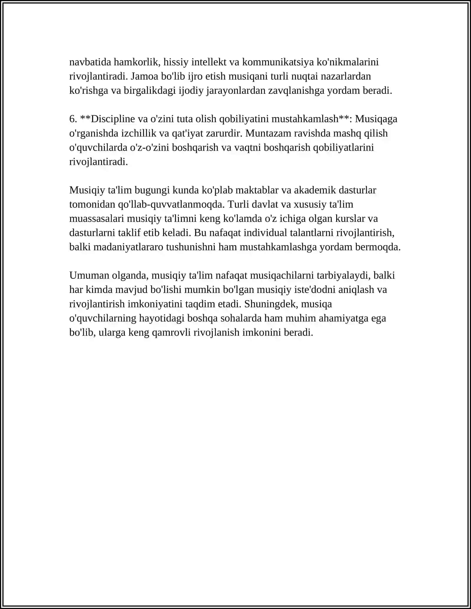 MAKTABGACHA TA'LIM MUASSASASIDA MUSIQIY TARBIYANING MAQSAD VA VAZIFALARI 4