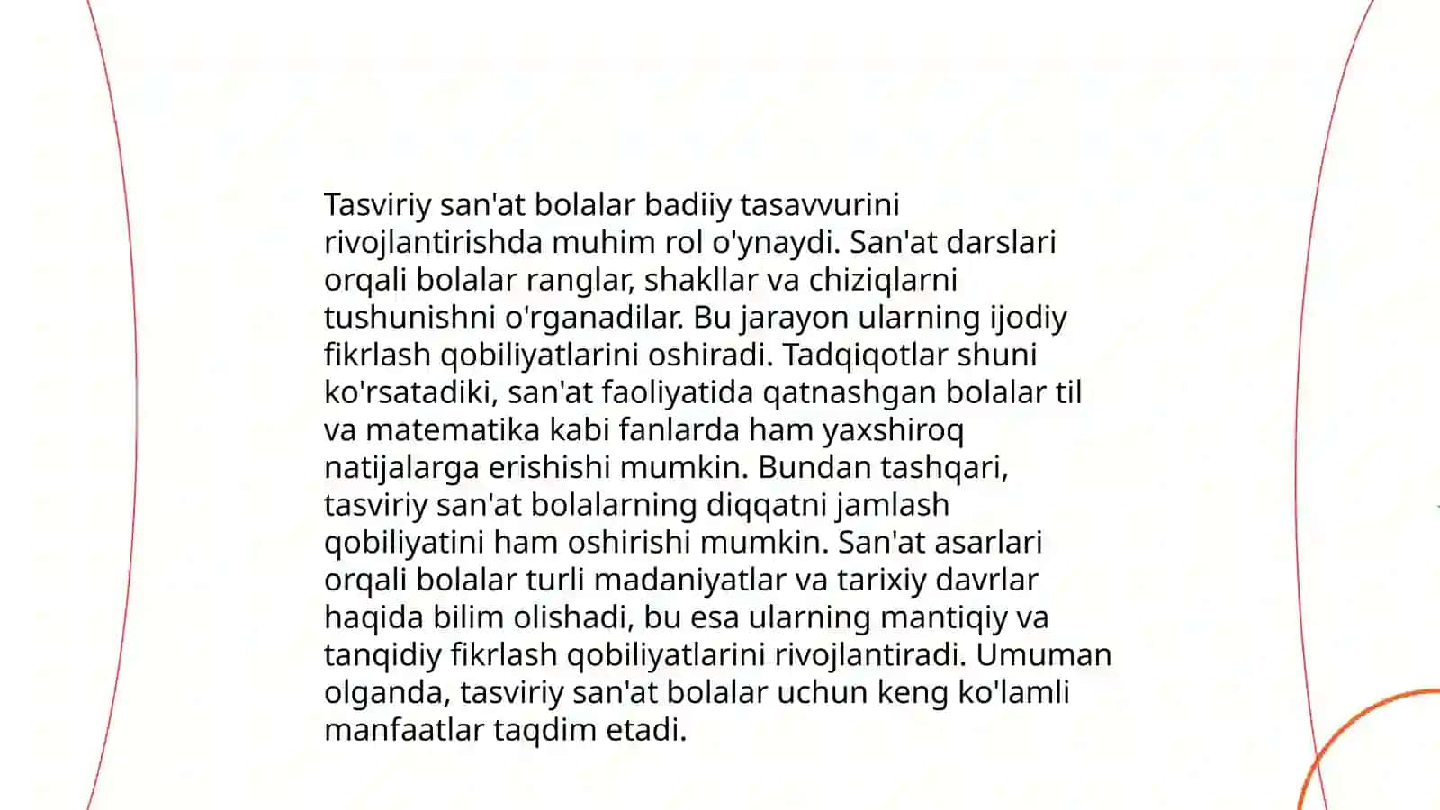 Ilk va maktabgacha yoshgacha bòlgan bolalarning dunyoni badiiy tasavvur etishga òrgatish yòllari 4