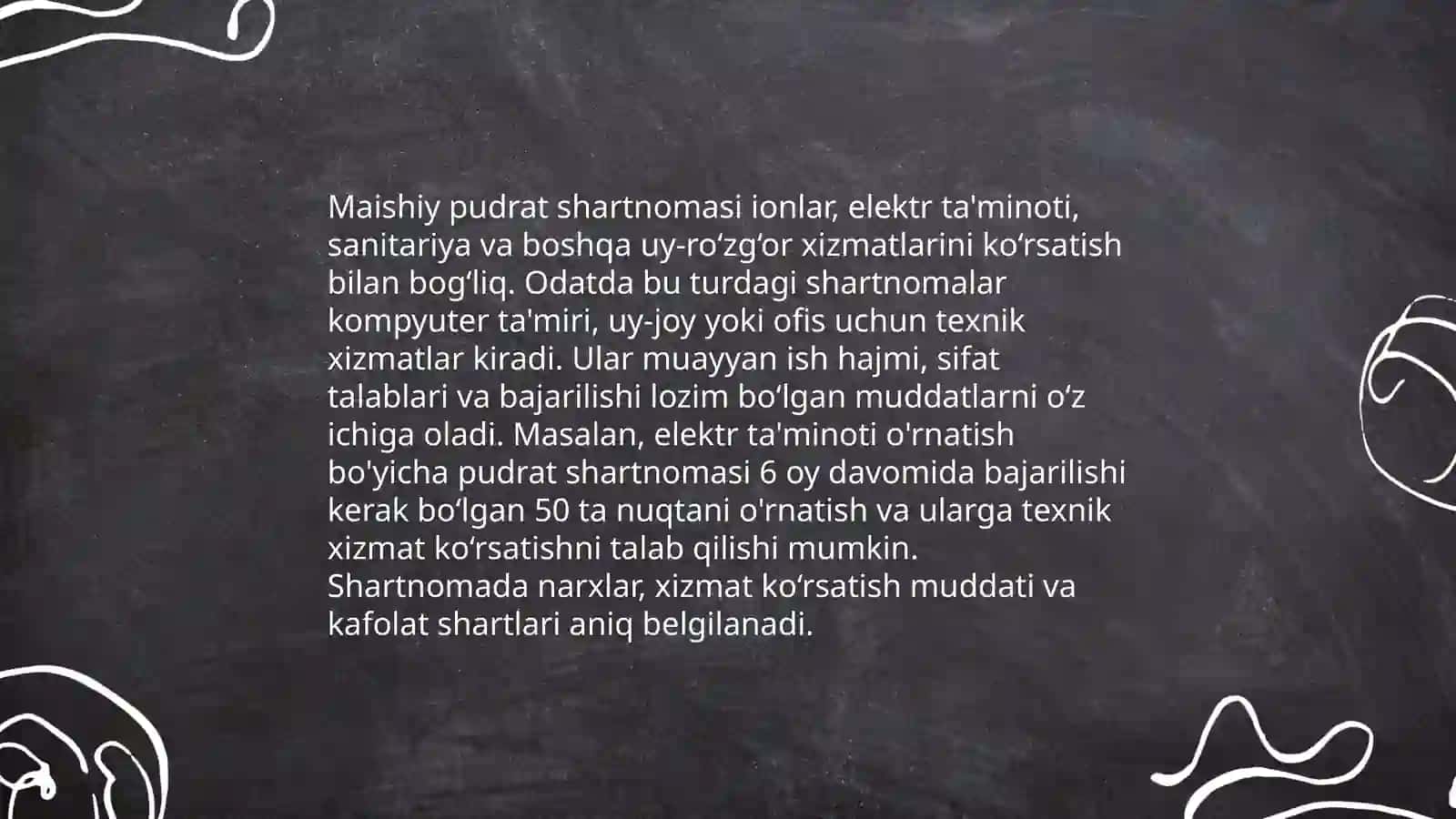 Maishiy pudrat shartnomasi 4