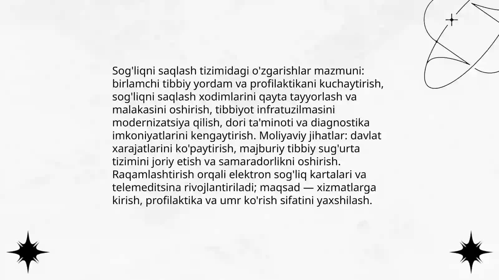 Ta'lim sohasidagi islohotlar mazmuni va mohiyati 4
