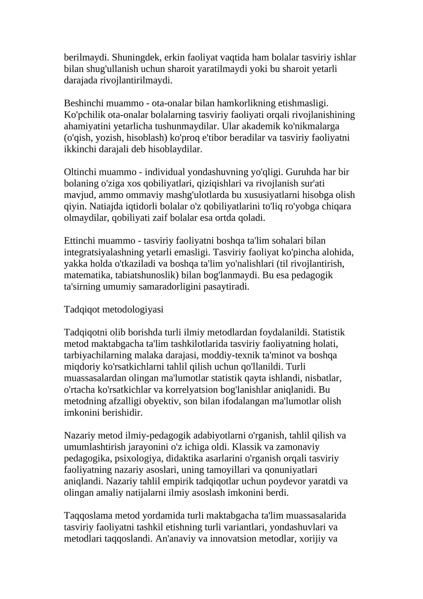 MAKTABGACHA TA'LIM TASHKILOTIDAGI TASVIRIY FAOLIYATNING NAZARIY VA AMALIY ASOSLARI 4