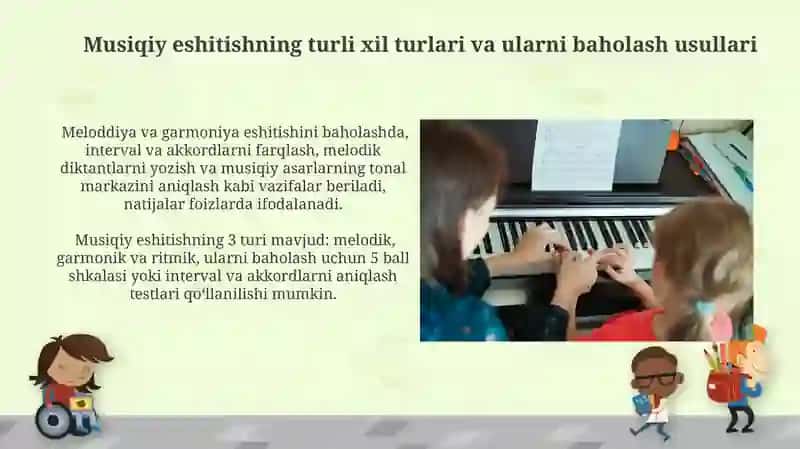Musiqa mashg`ulotlarida tarbiyalanuvchilarning musiqiy eshitish qobiliyatini loyihalashtirish 4