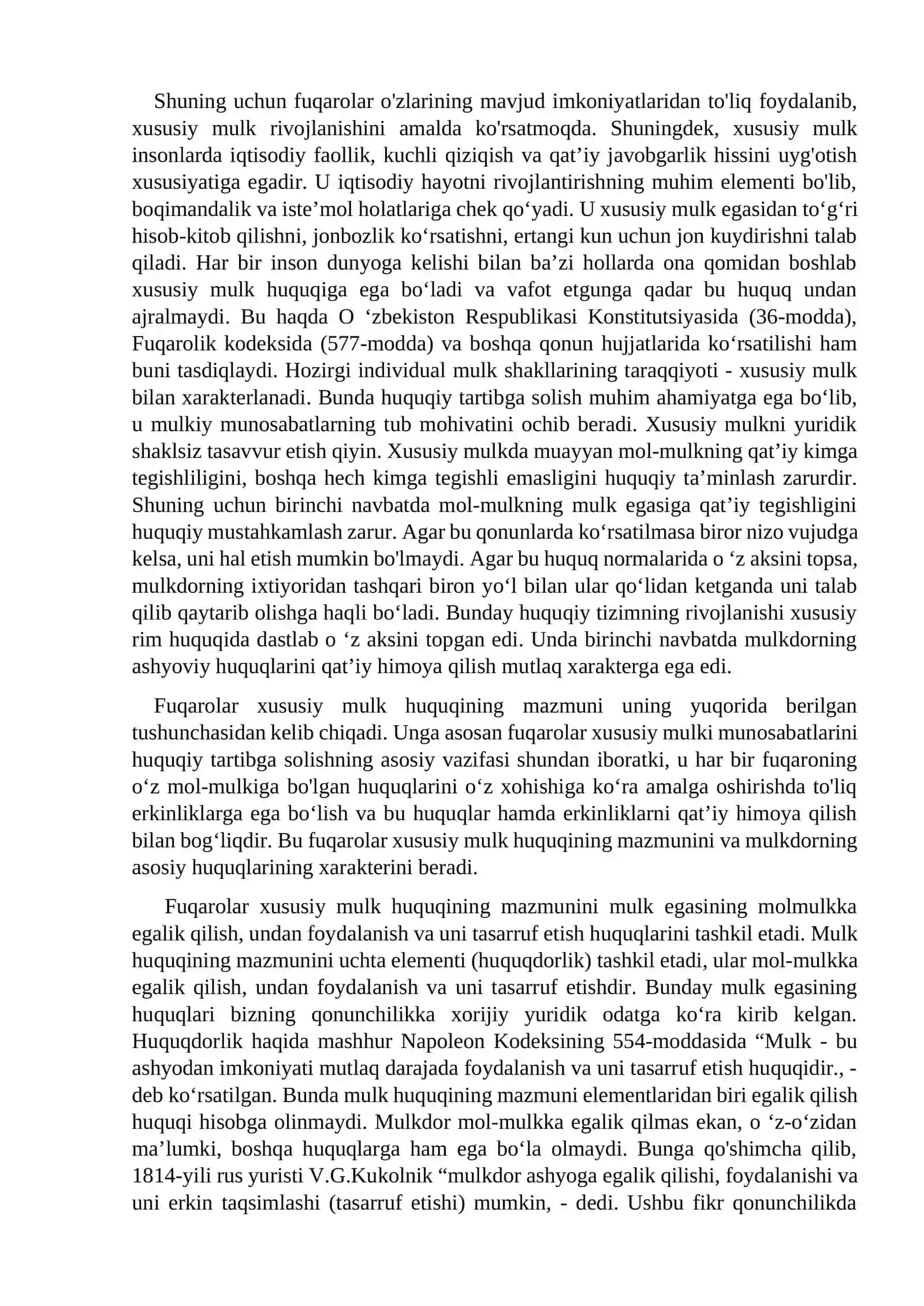 Xususiy mulk huquqi 4