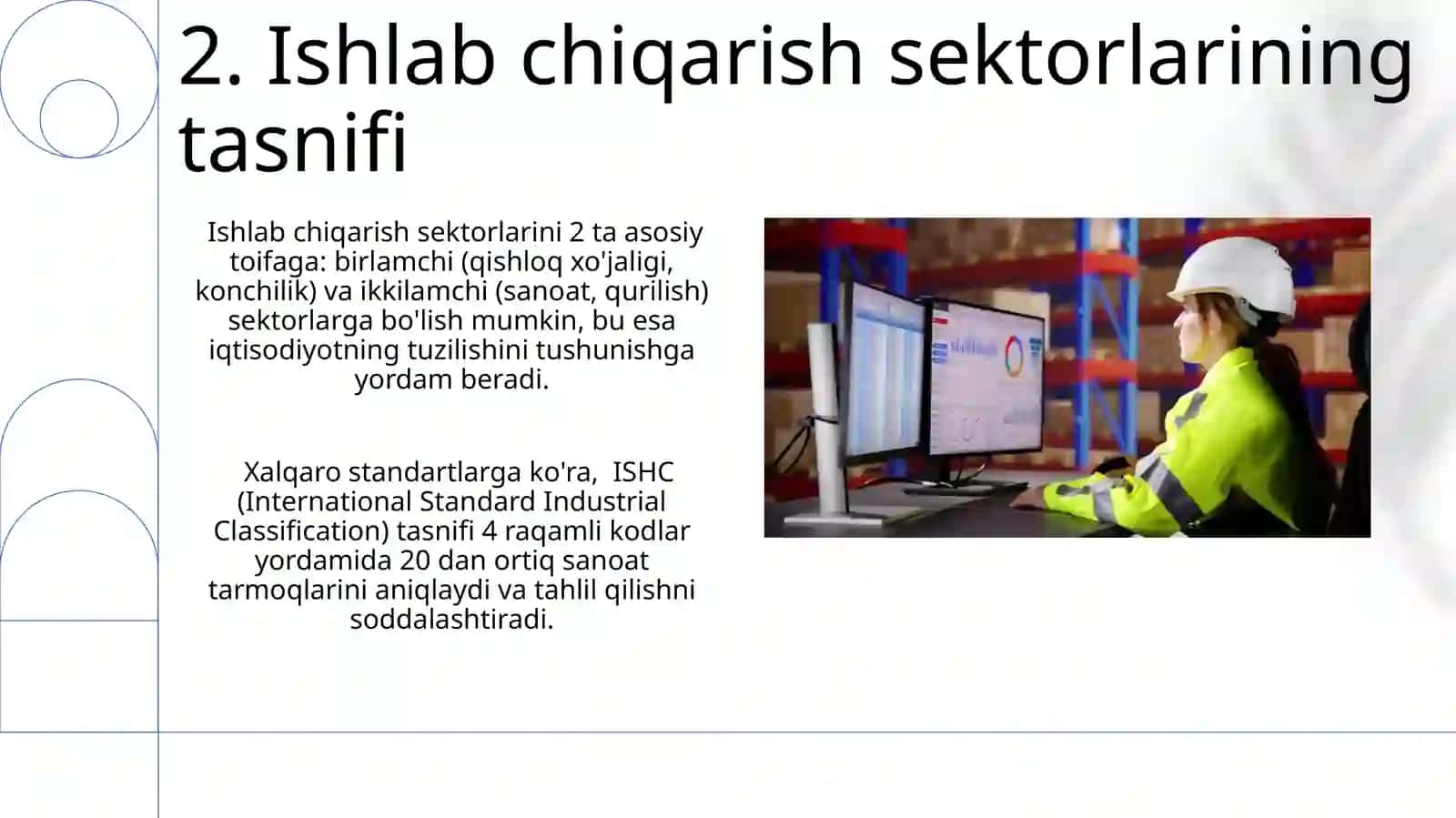 Ishlab chiqarish tarmoqlari 4