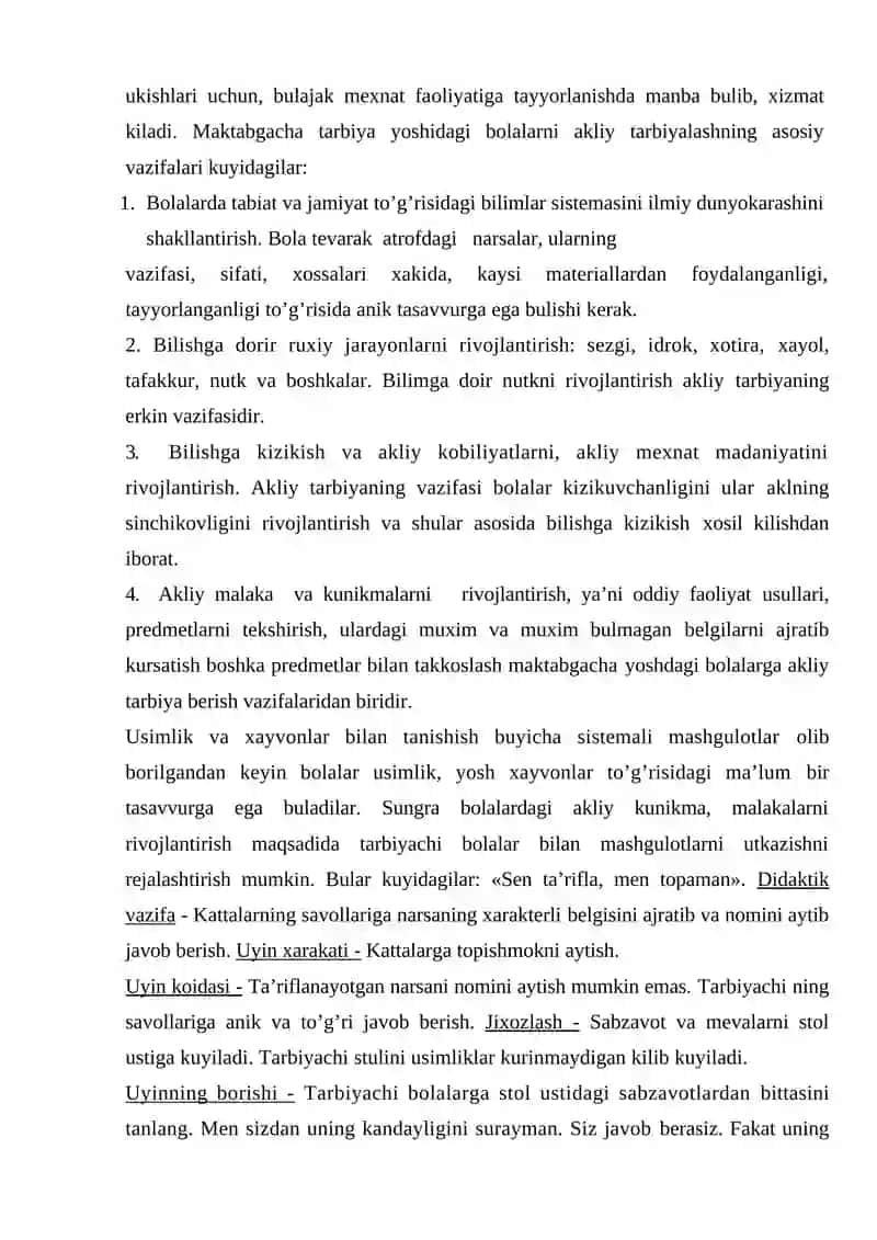 Maktabgacha yoshdagi bolalarga ta'lim-tarbiya berish 4