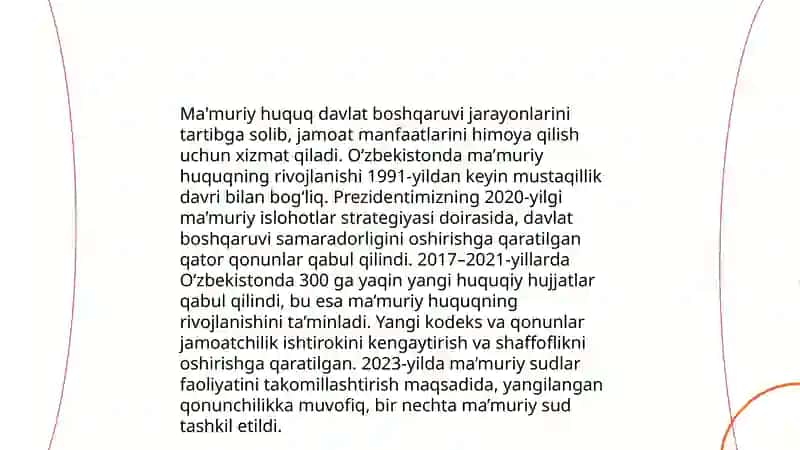 Davlat boshqaruvi sohalarini maʼmuriy-huquqiy tartibga solish 4