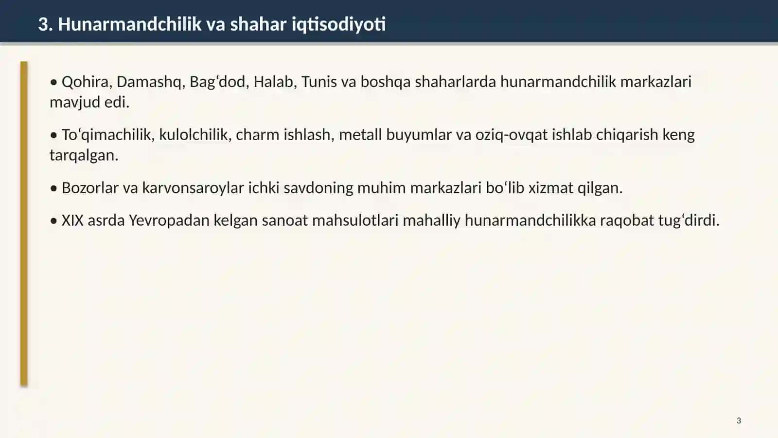 XVIII XIX asrlarda Arab mamlakatlari siyosiy hayoti 4