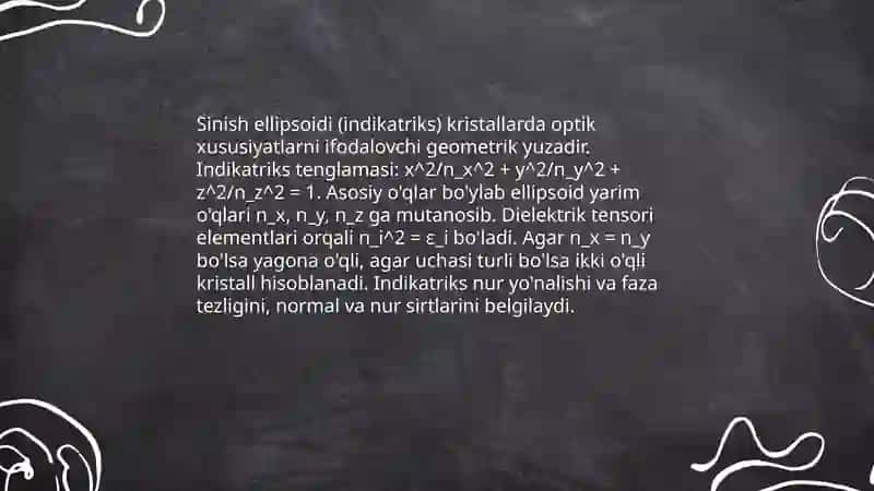 Kristallooptika elementlari 4