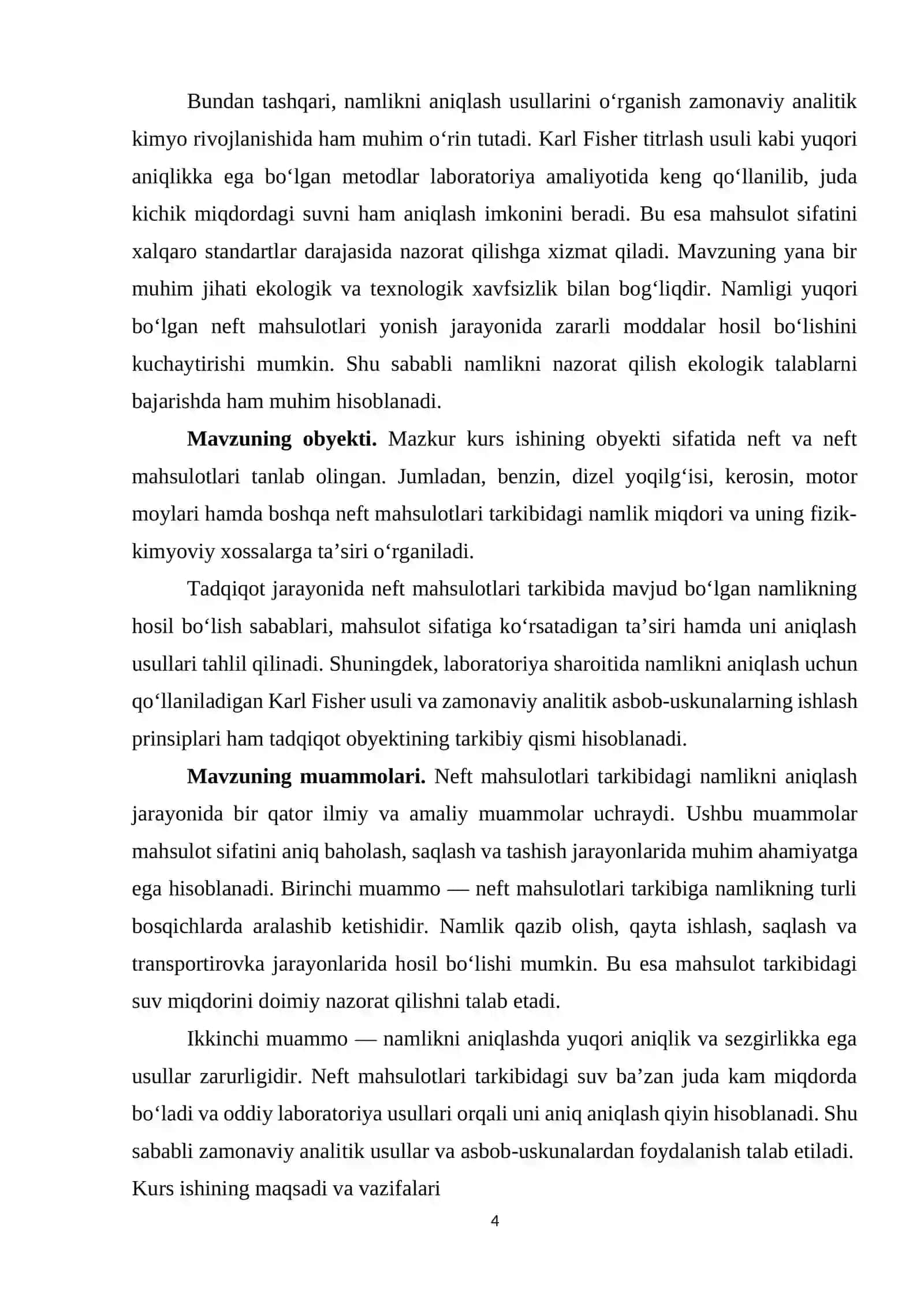 Neft mahsulotlari va ularning fizik-kimyoviy xossalari 4