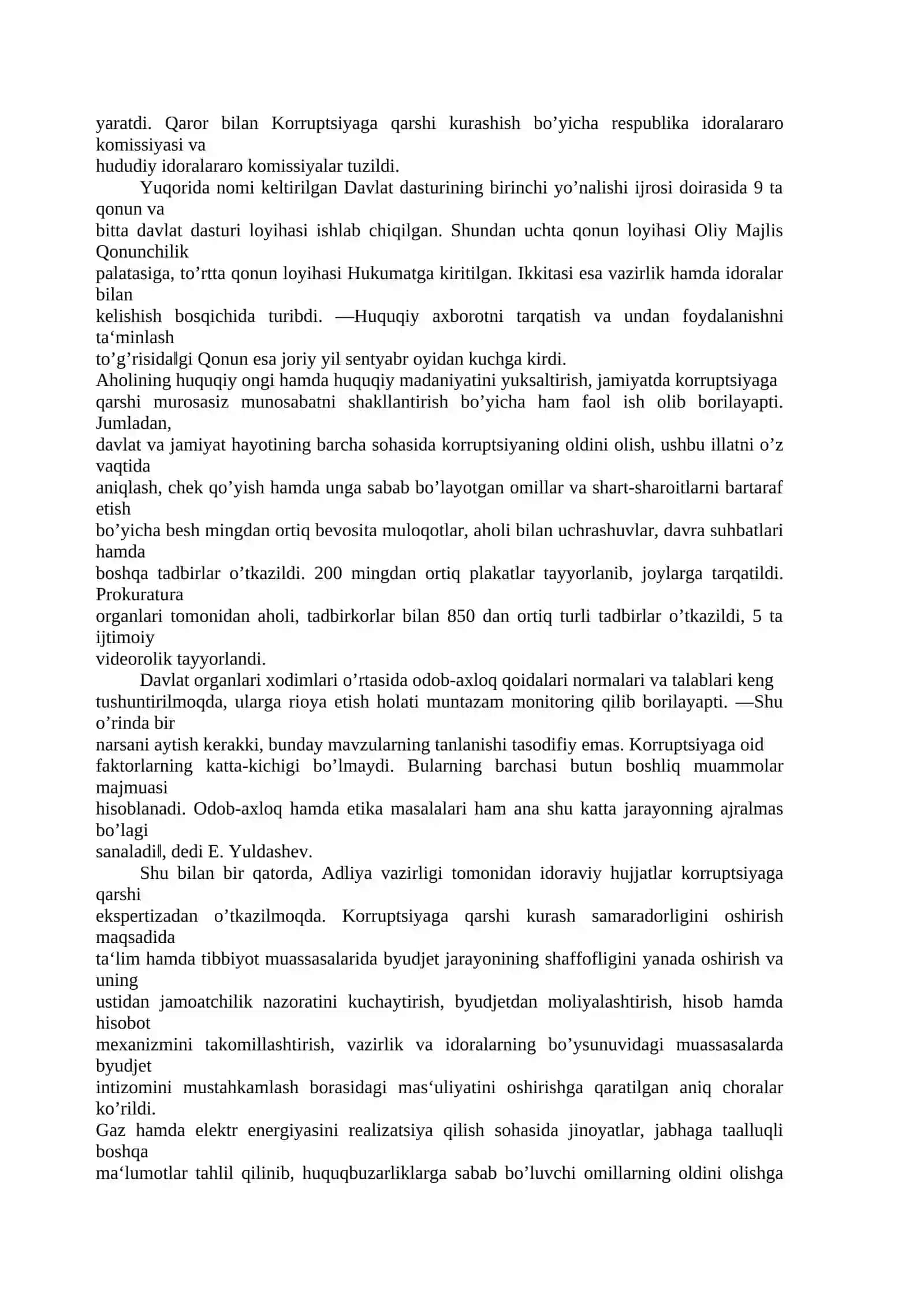 Yangi O‘zbekiston ijtimoiy-siyosiy, iqtisodiy va madaniy hayotidagi o‘zgarishlar 4