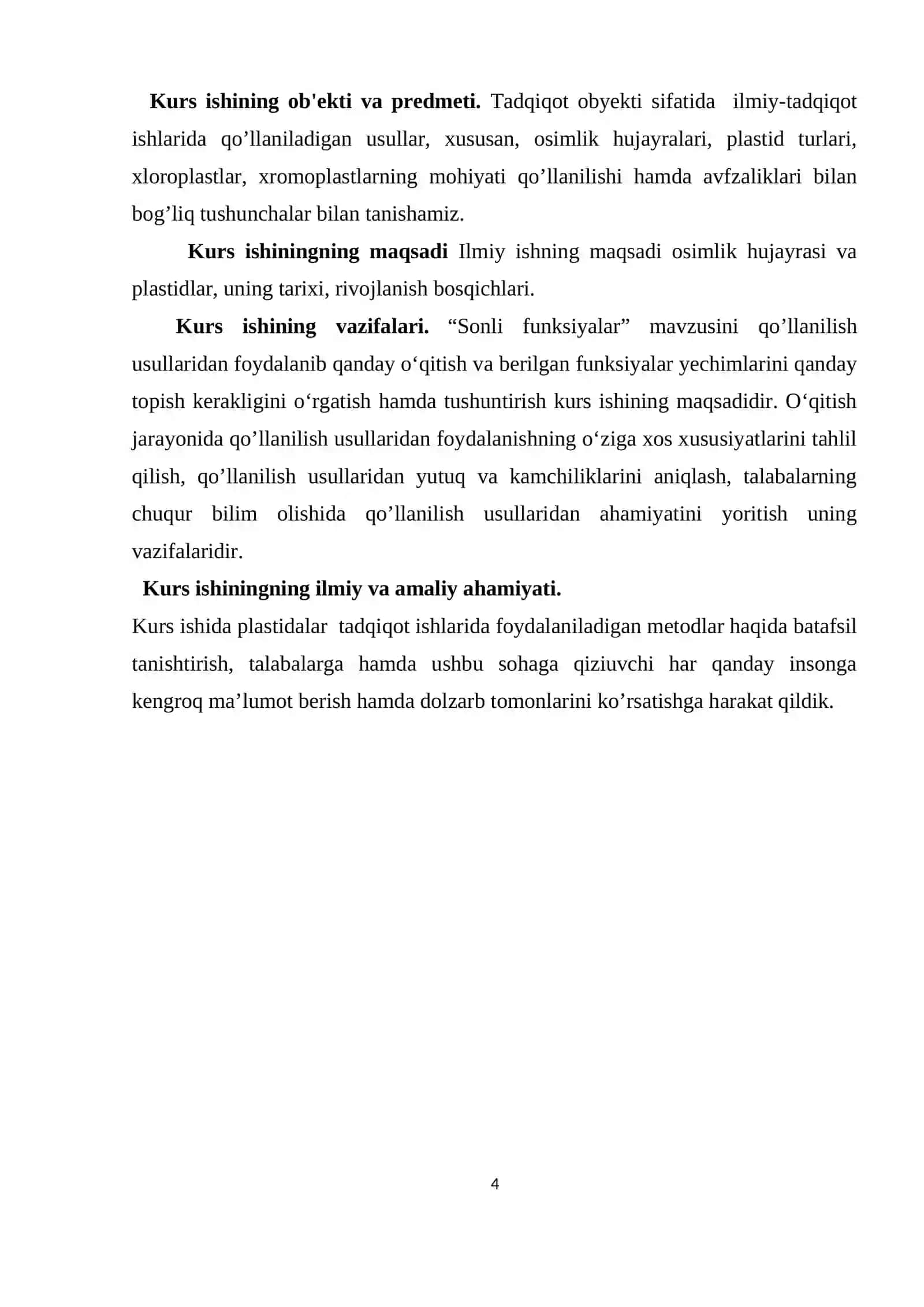 O’simliklar hujayrasi.Plastida va ularning turlari 4