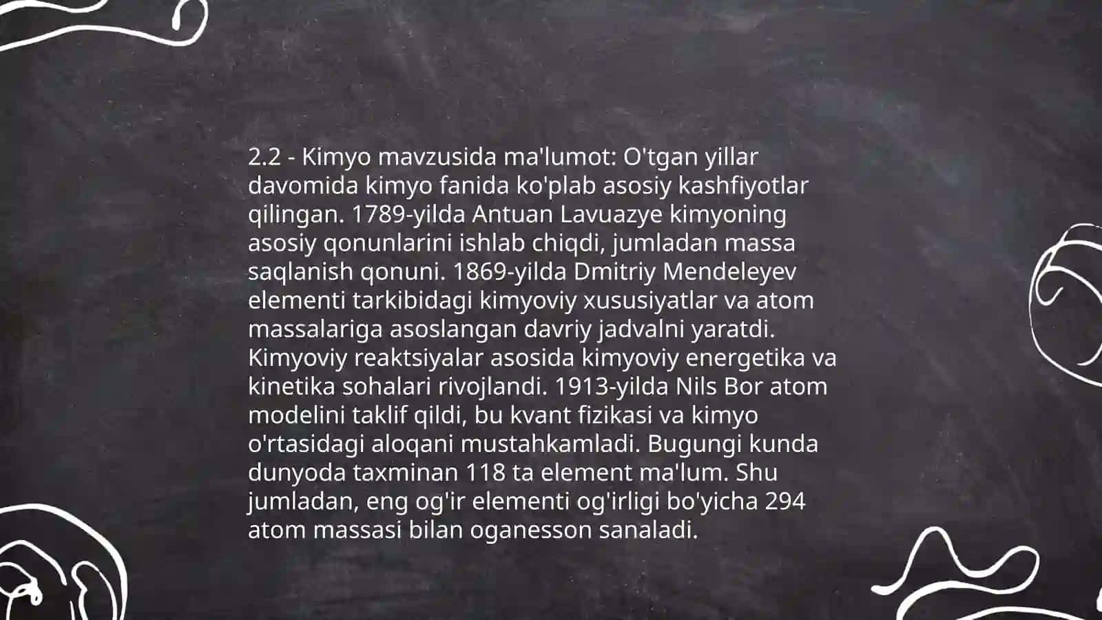 KBK jadvali yordamida tabiiy fanlar boʻyicha hujjatlarni sistemalashtirish 4