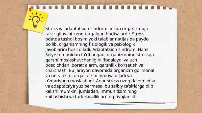 Umumiy adaptatsion sindrom 4