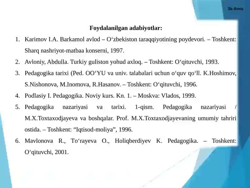 Tarbiya usullari va shakllari 4