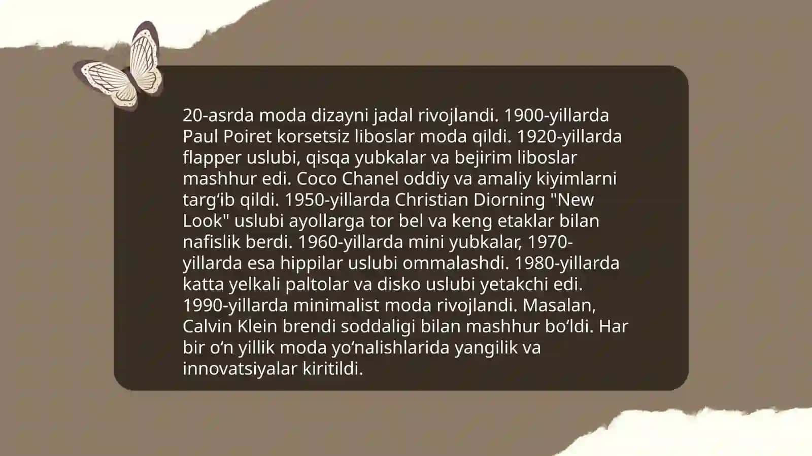 Yigirmanchi asrda dizayn 4