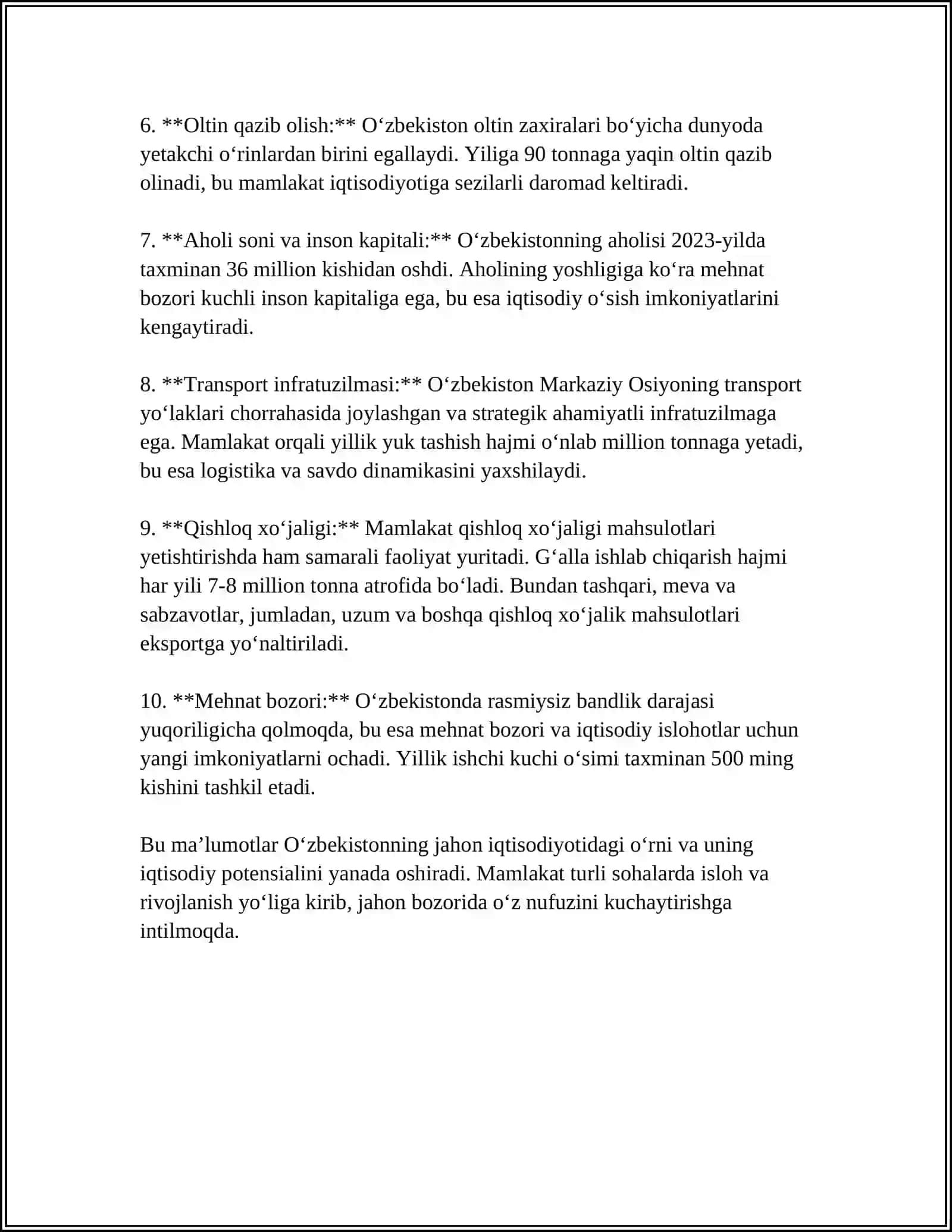 OʻZBEKISTON VA JAHON HAM JAMIYATI 4