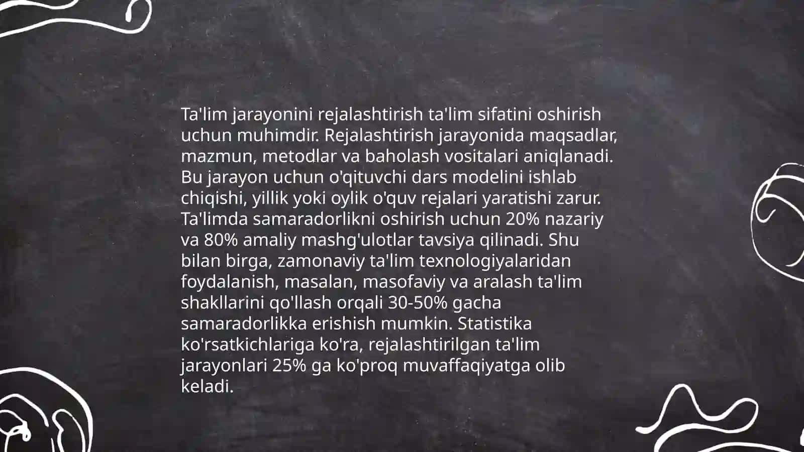 Ta'limning tizimlilik va izchillik prinsplarini amalga oshirish qoidalari 4