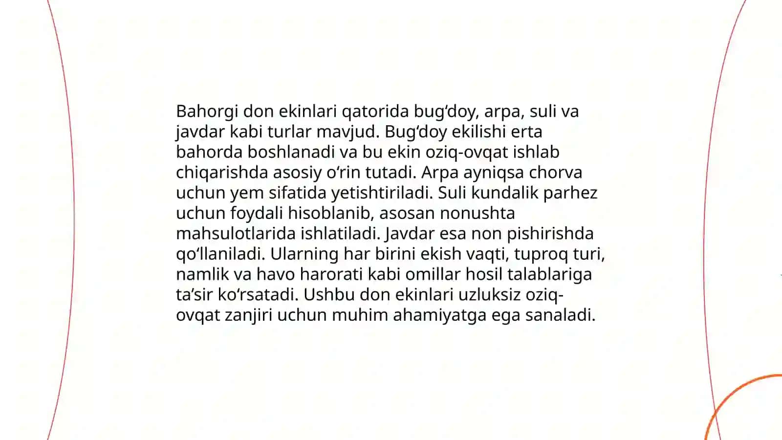 Kuzgi va Bahorgi don ekinlari 4