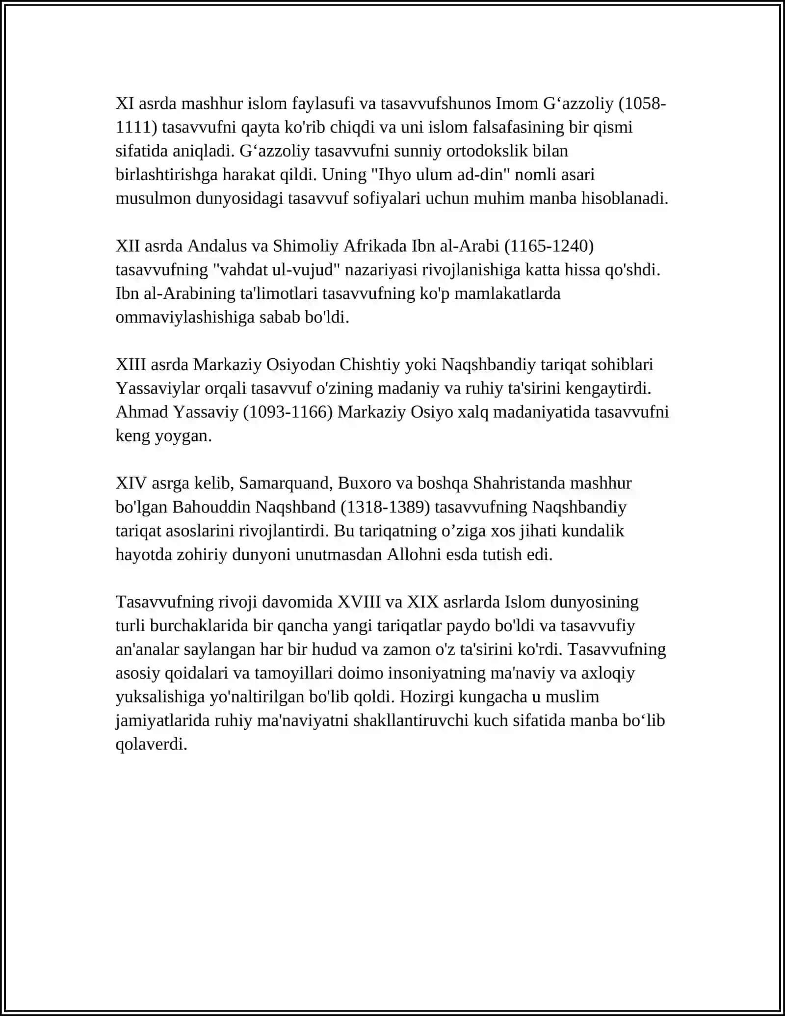 TASAVVUF 4