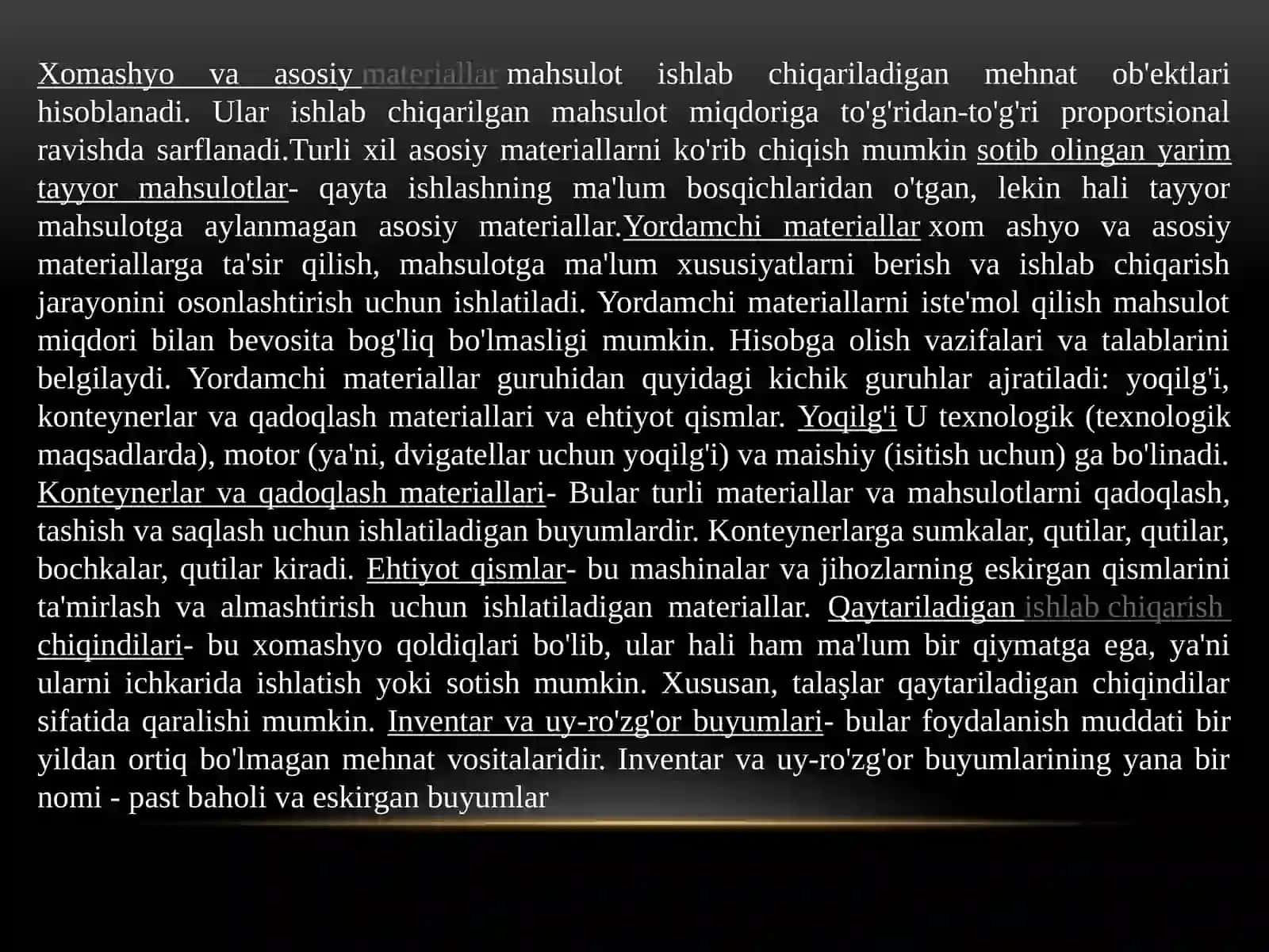 19-SONLI BHMS INVENTARIZATSIYA VA UNI TASHKIL ETISH 4
