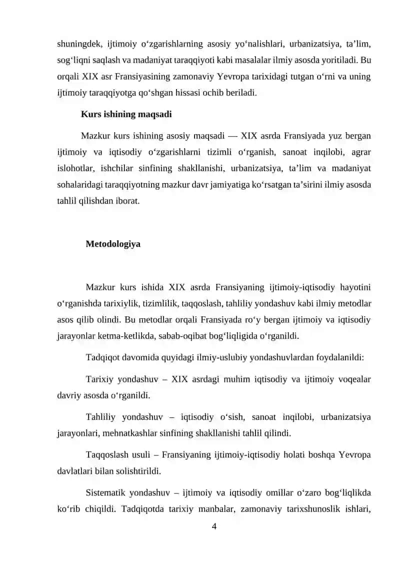 XIX asrda Fransiyaning ijtimoiy-iqtisodiy hayoti 4