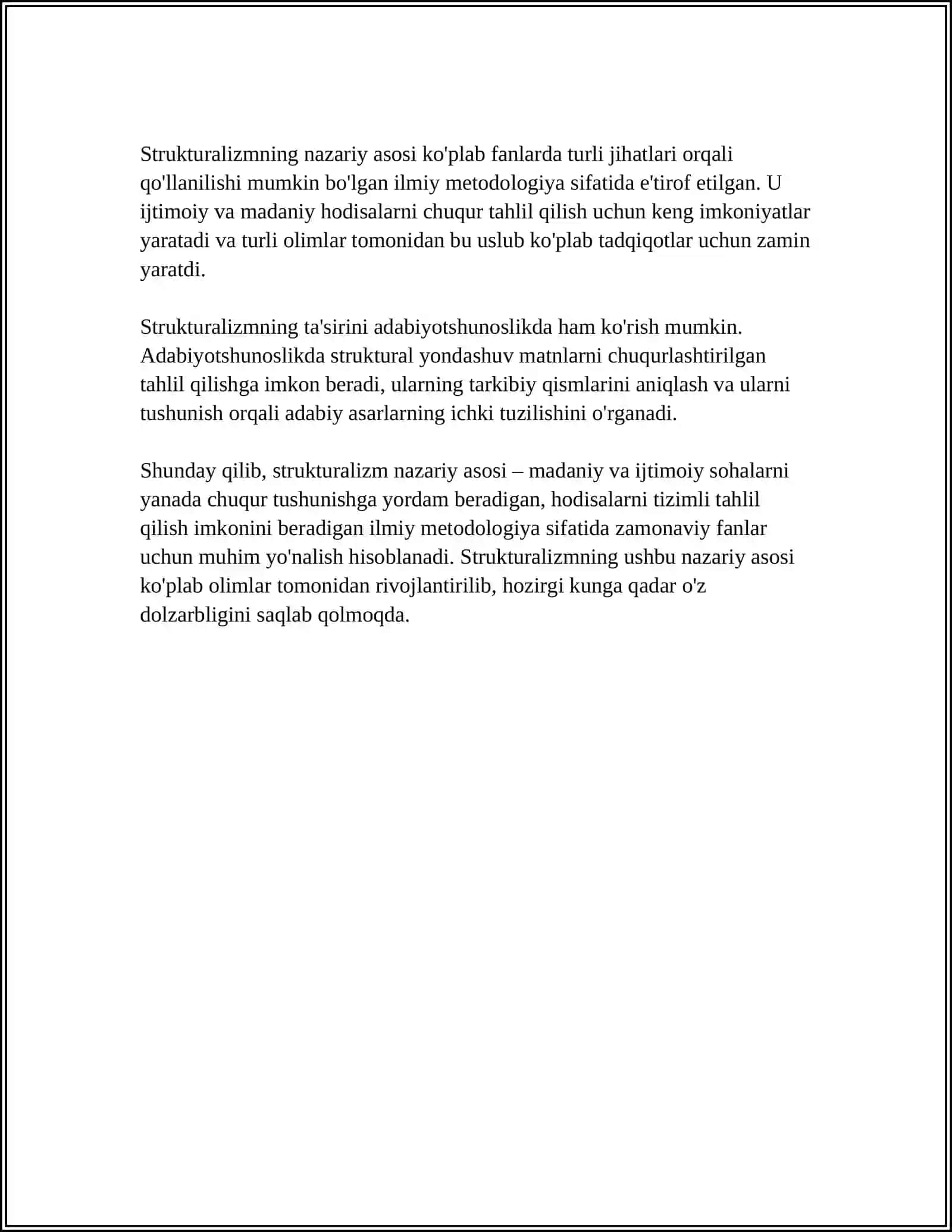 STRUKTURALIZM VA UNING YO'NALISHLARI 4