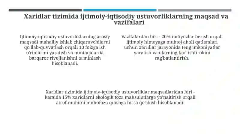 Ijtimoiy-iqtisodiy ustuvorliklar: Asoslar va maqsadlar 4