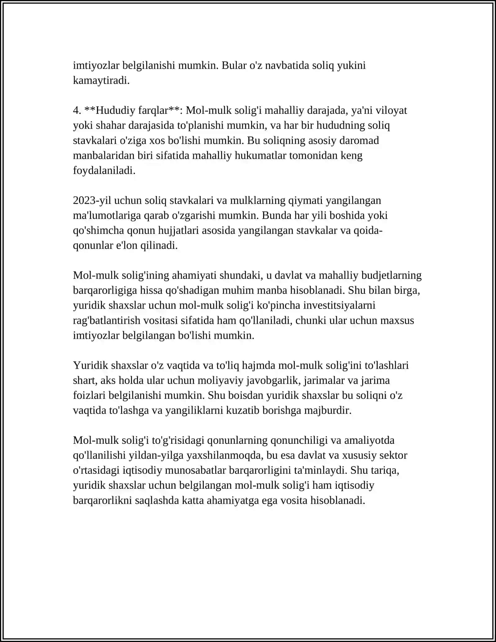 YURIDIK SHAXSLARGA MOL-MULK SOLIG'I 4