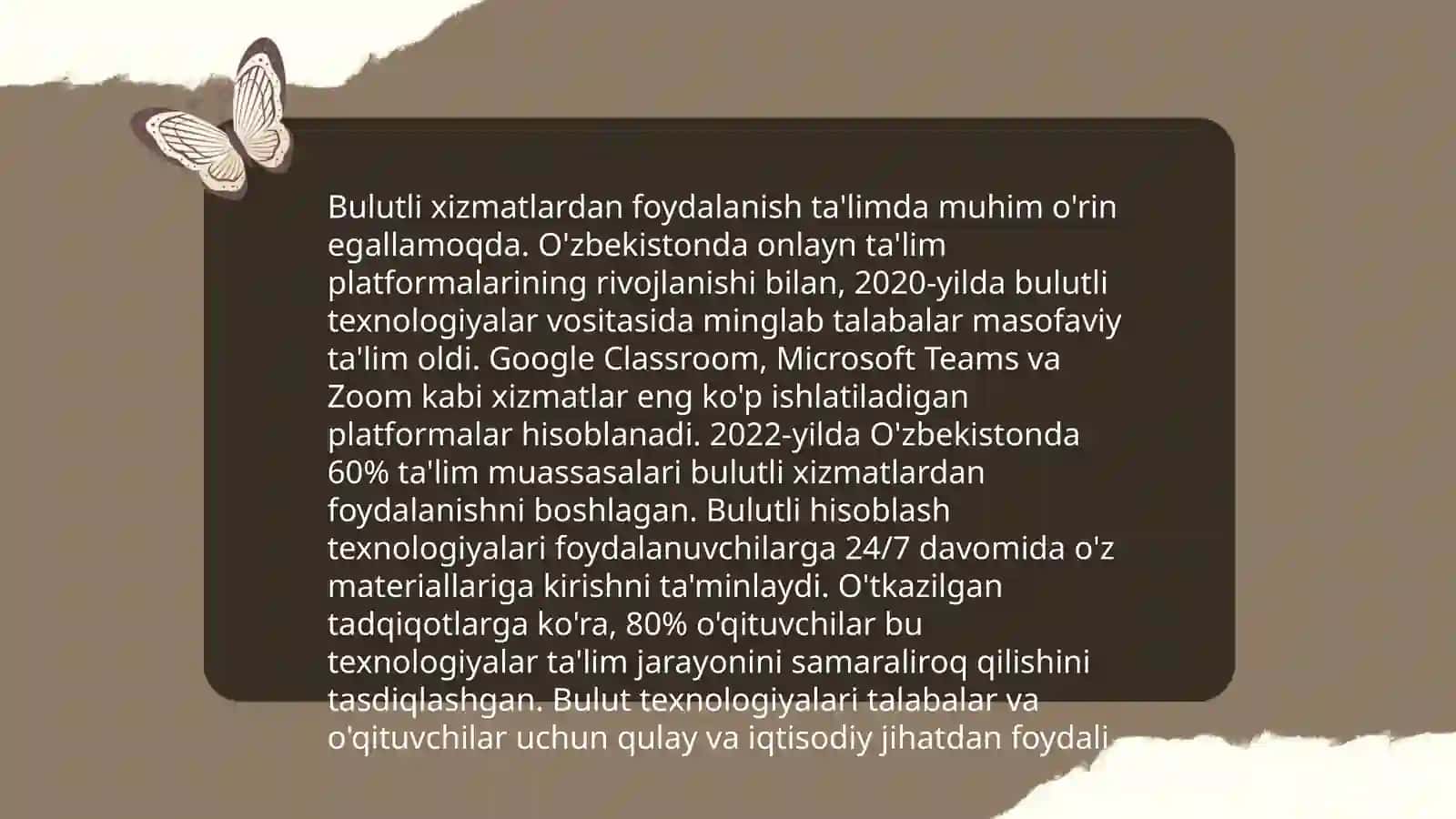 Enternet xizmatlaridan foydalanib ta'lim tashkil etish 4