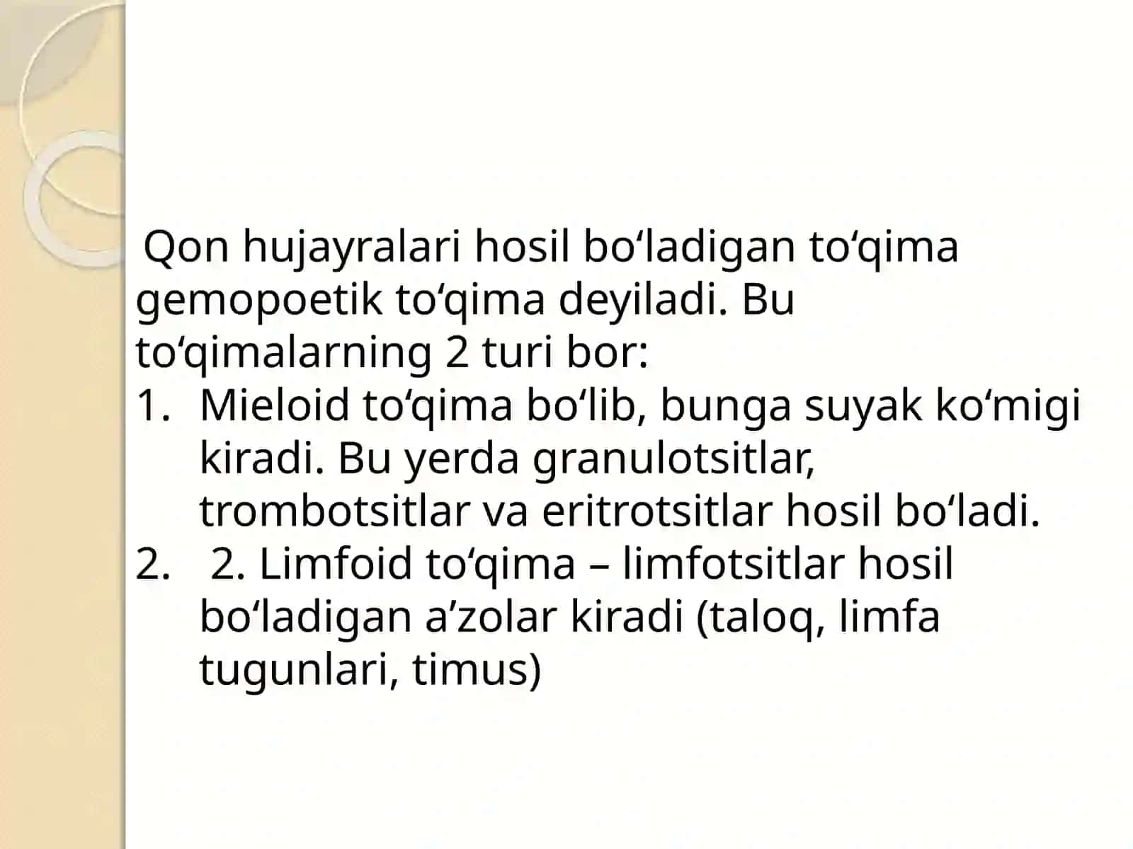 GEMOSITOPOEZ.  GEMOSITOPOEZNI NEYRO-GUMORAL BOSHQARILISHI 4
