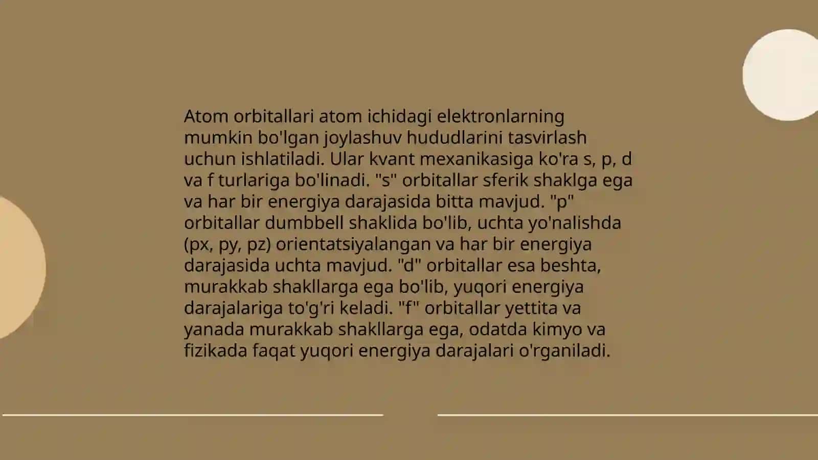 Kimyoviy birikmalarning elektron tuzilishi va xossalari 4