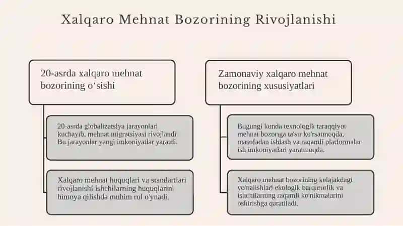 Xalqaro mehnat bozori va uning shakllanishi 4