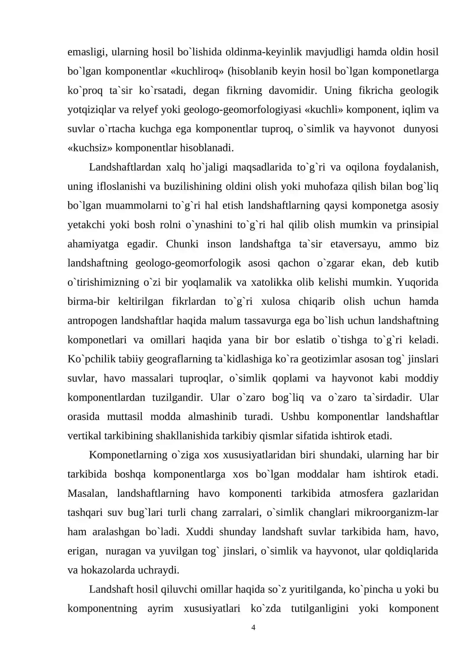 Antropogen landshaftlar, ularning turlari va barqarorligi 4
