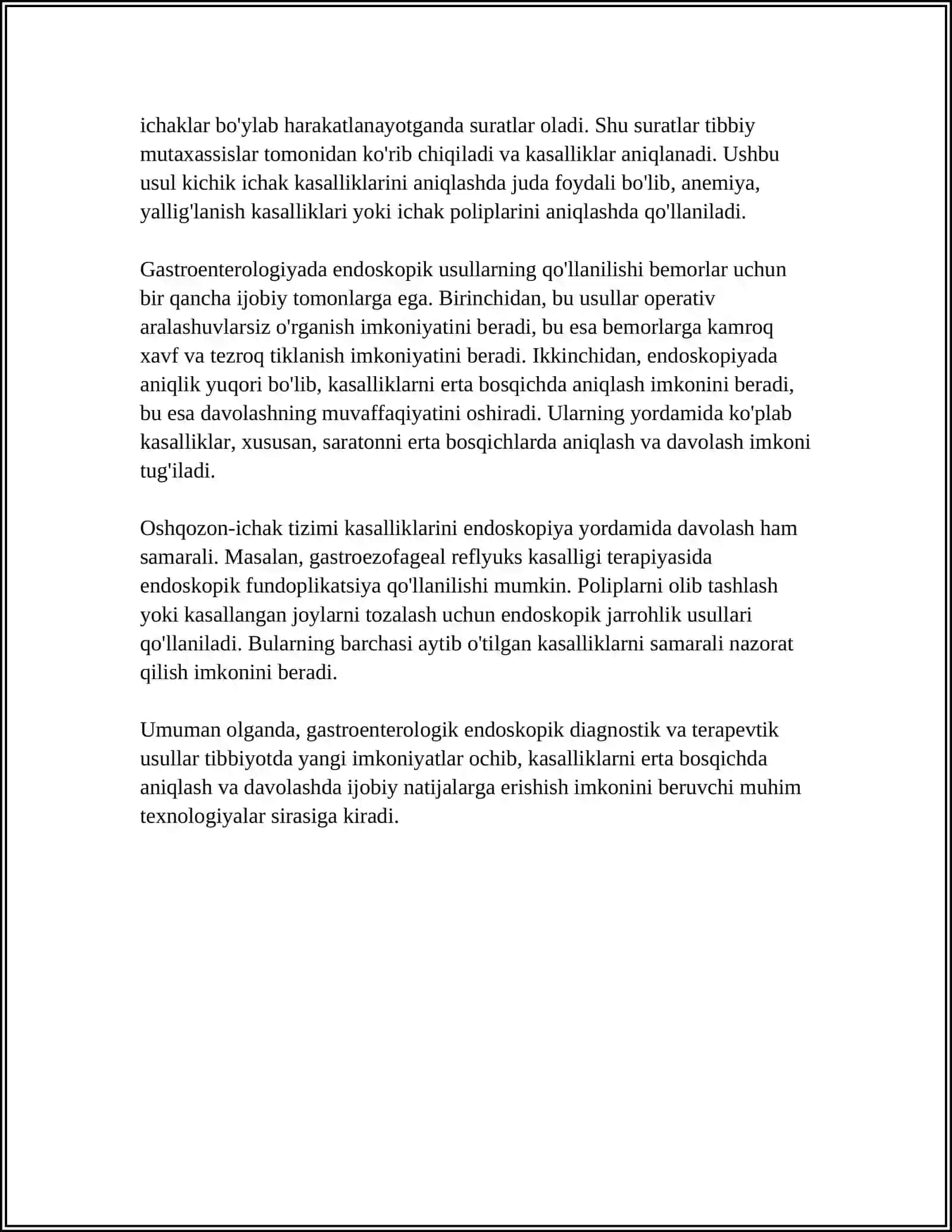 TIBBIYOTDA ENDOSKOPIK USULLARNING QOʻLLANILISHI 4