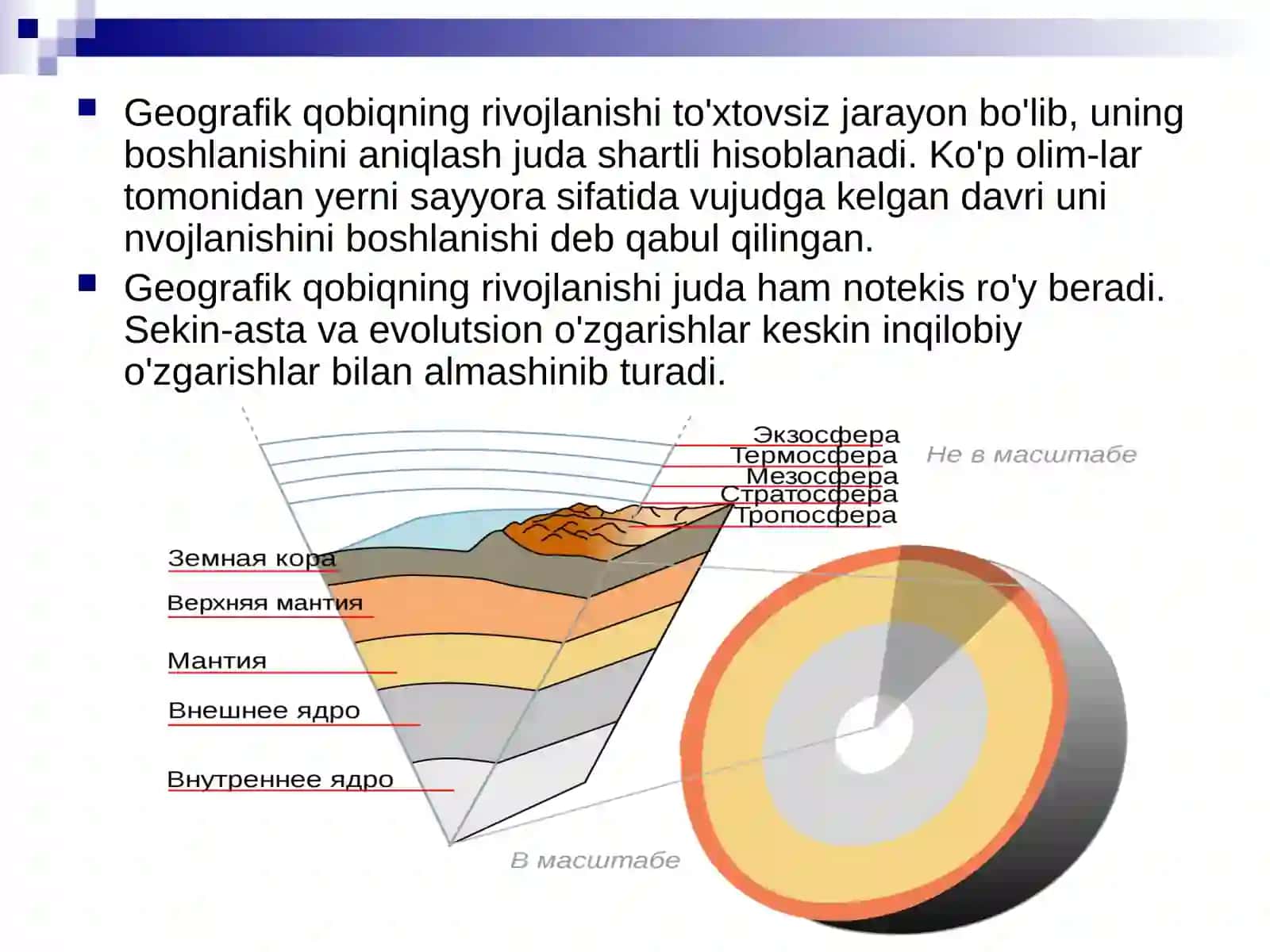 GEOGRAFIK QOBIQNING RIVOJLANISH BOSQICHLARI 4