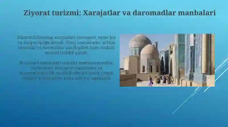 Ziyorat maskanlarining iqtisodiy ahamiyati 4