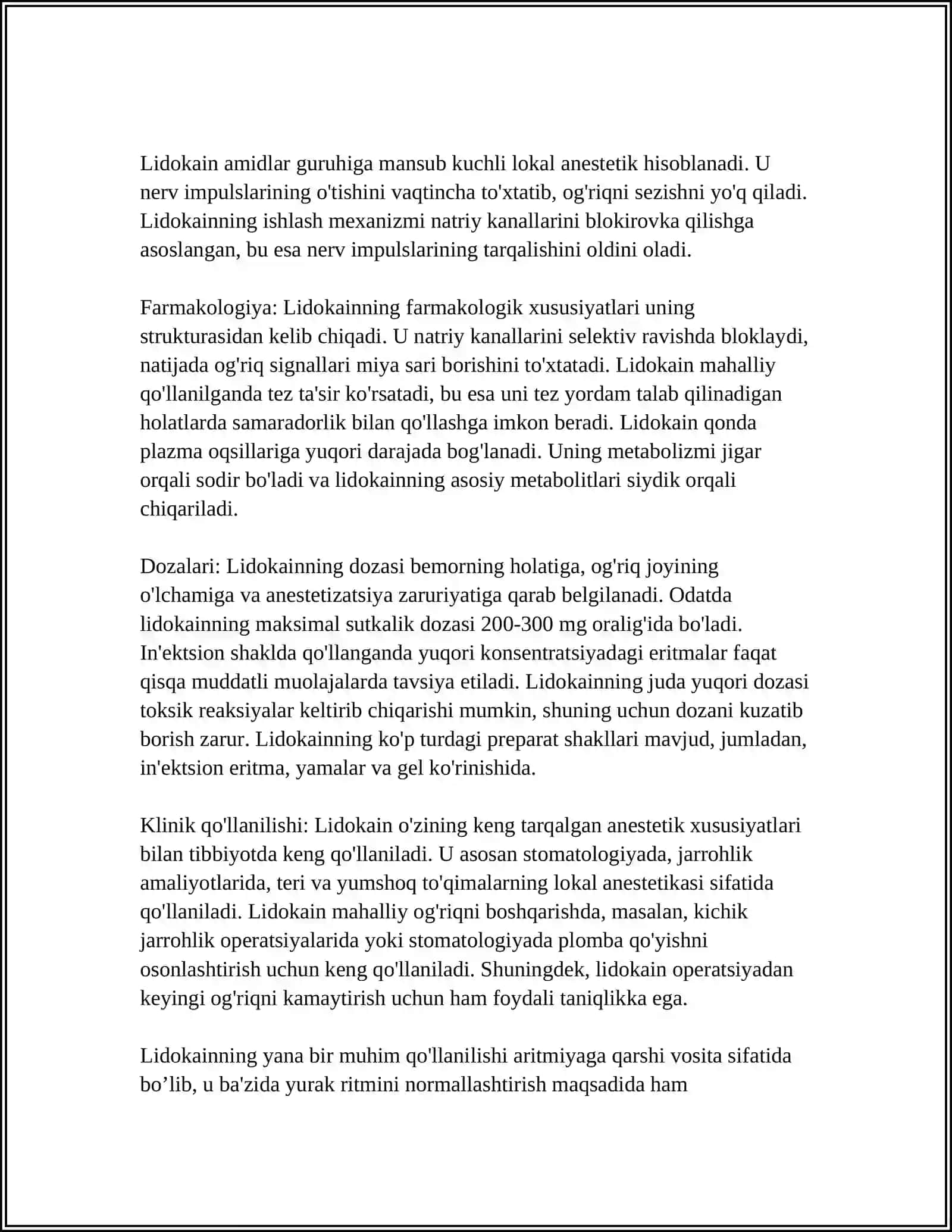 AMIDLAR KUCHLI ANAESTETIKLAR 4