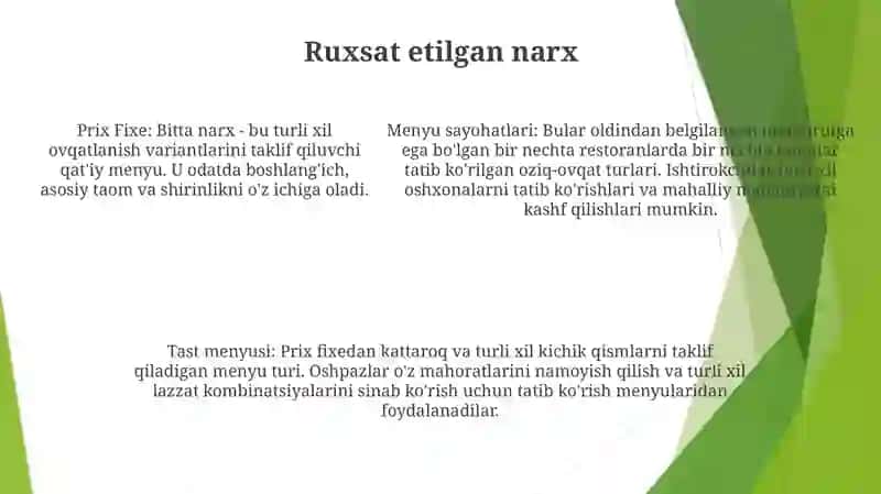 Menyu Turlari 4