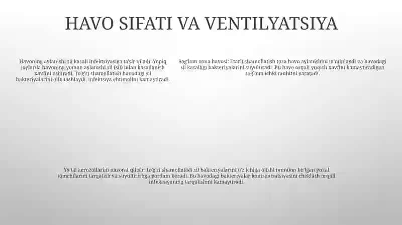Tuberkulyoz Bilan Kasallanishga Atrof-Muhit Omillarining Tasiri 4