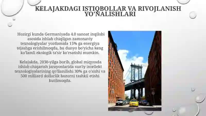 Zamonaviy texnologiyalarni qo'llash istiqbollari 4
