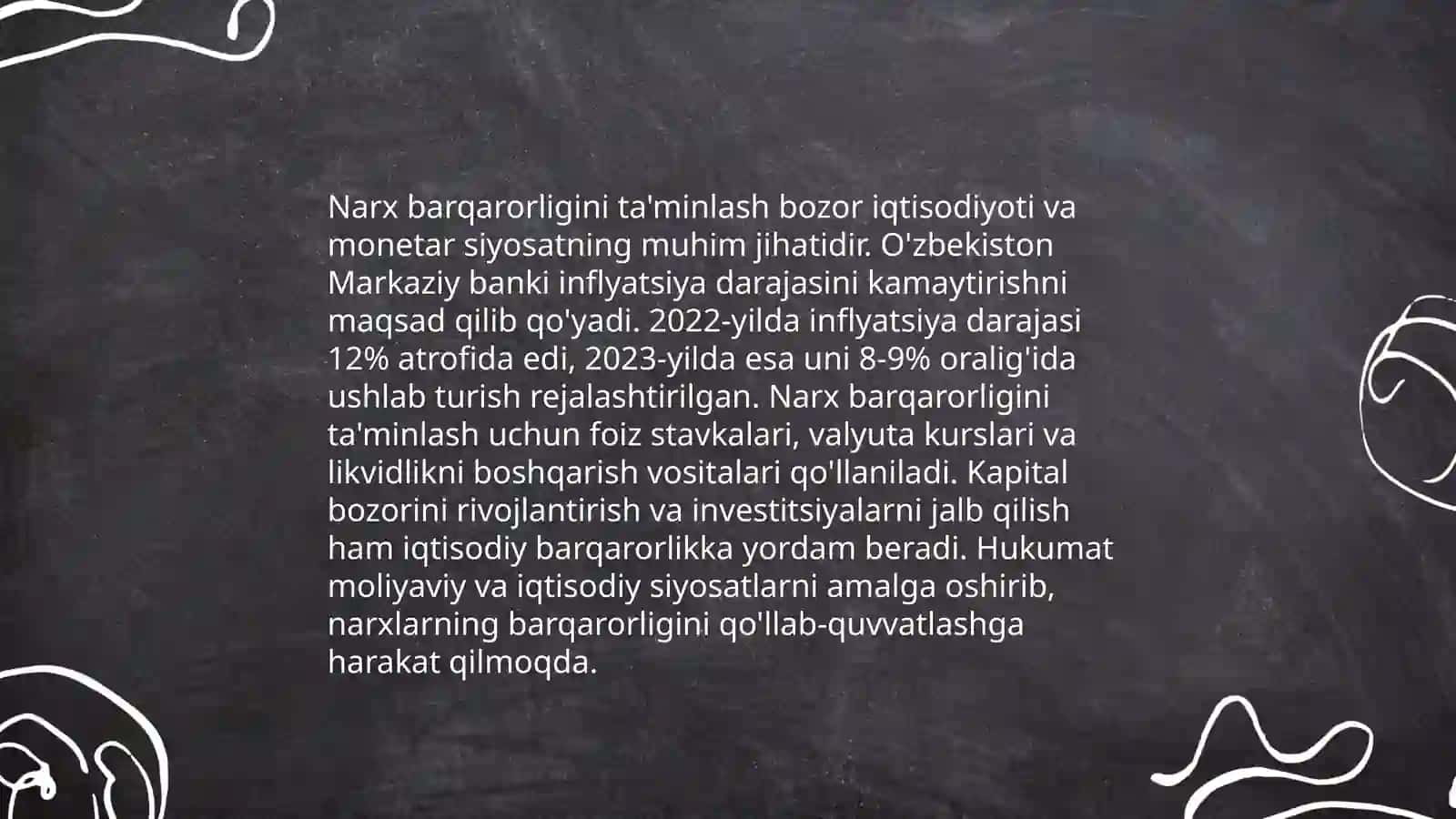 Pul-kredit siyosatining asosiy maqsadlari 4